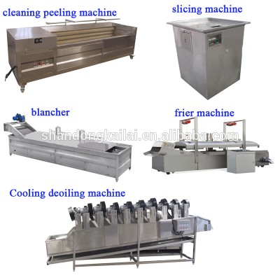 High quality half automatic fresh potato chips making machine full automatic potato chips plant equipment